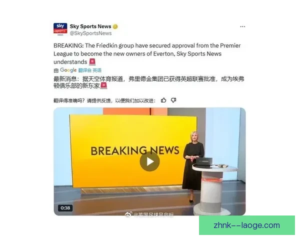 弗里德金集团成功收购埃弗顿引发英超新格局 弗里德金集团成功收购埃弗顿引发英超新格局